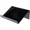 Plymor Black Acrylic Slightly Elevated Book Display Stand with 1.5" Ledge, 12" W x 9" D x 4.5" H